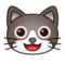 Smiling Cat Face With Open Mouth emoji on Emojidex